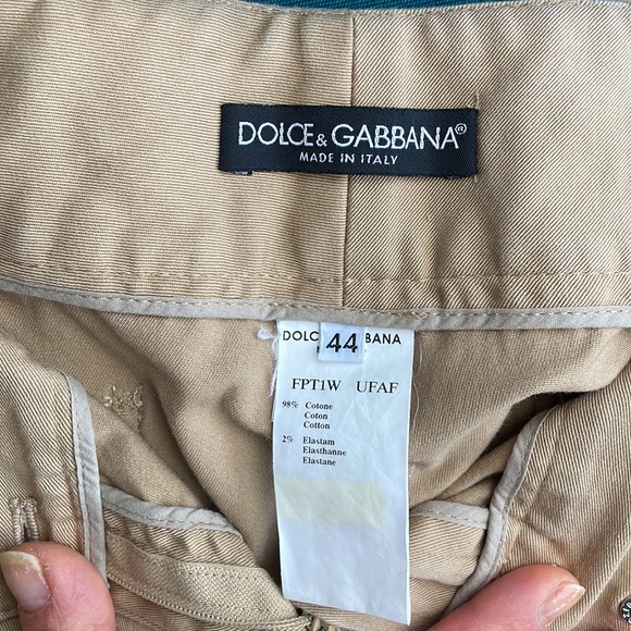 Dolce Gabbana tan low waisted pants - Picture 4 of 4